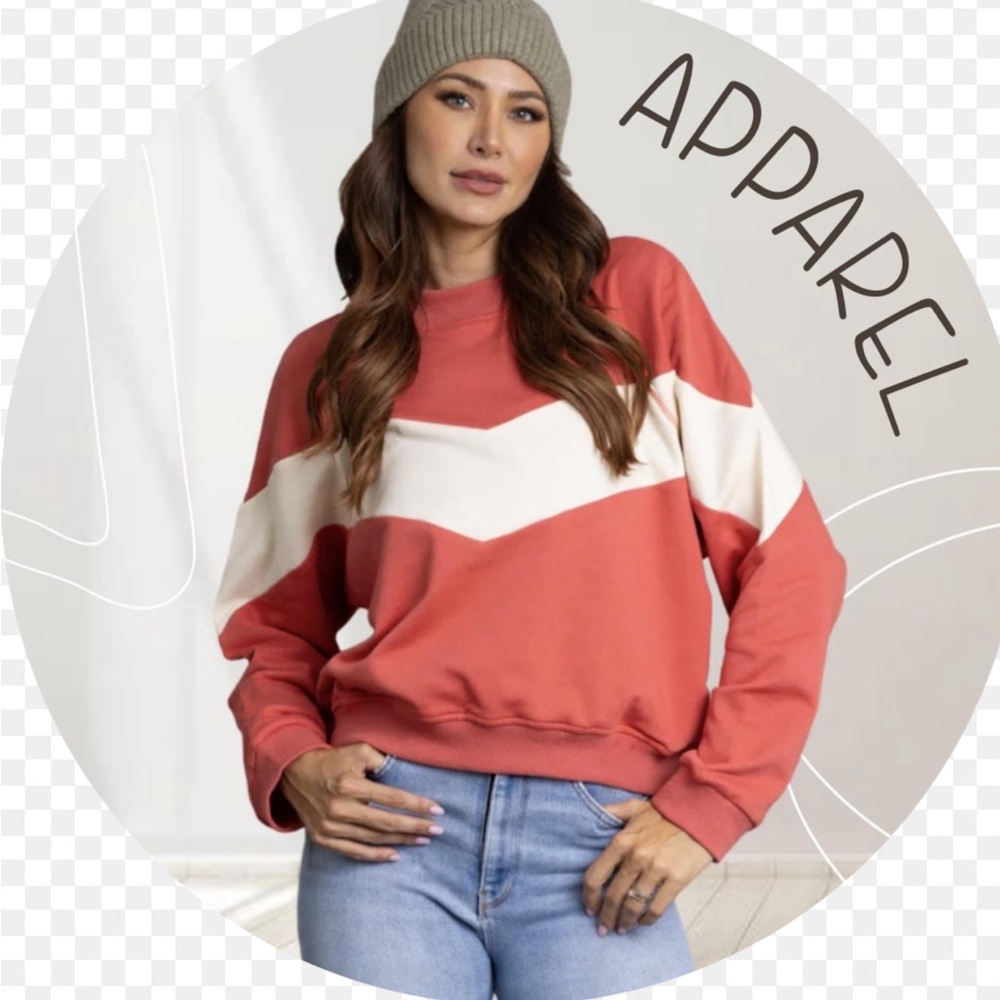 Judith March ❤️  Chevron Sweatshirt modern zig zag trendy cool cozy fashion fall